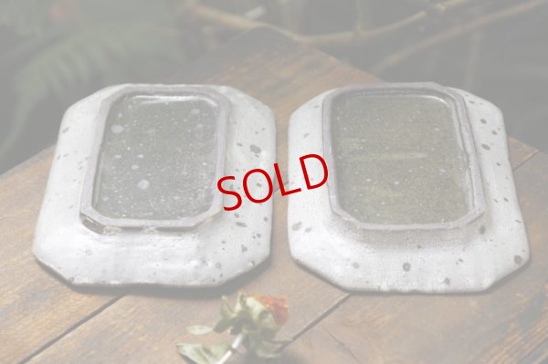 画像8: 加藤祥孝　グレー粉引 　7.5寸八角長皿