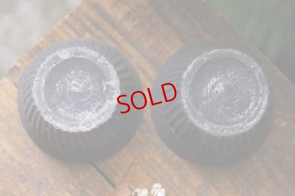 画像5: 加藤祥孝　鉄釉/粉引 しのぎ蕎麦猪口【アソート作品】