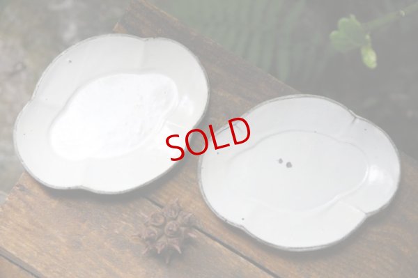 画像4: 加藤祥孝　粉引　5.5寸木瓜皿 【アソート作品】