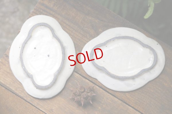 画像6: 加藤祥孝　粉引　5.5寸木瓜皿 【アソート作品】