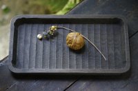 かざはな　我谷盆　平盆　染色