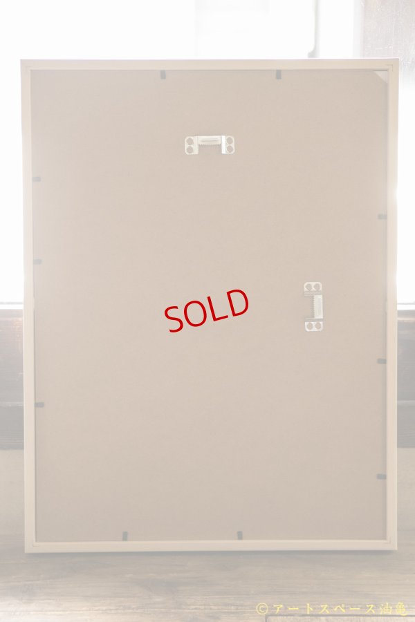 画像9: 増田光　絵画　「くま（ムラサキ）」　額付　