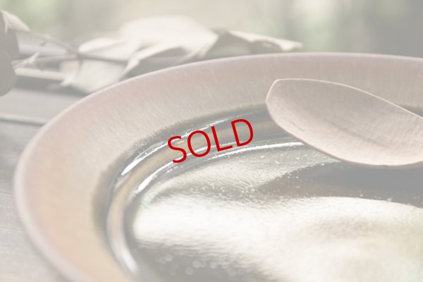 画像5: 北側雄一　窯変蕎麦釉七寸リム皿