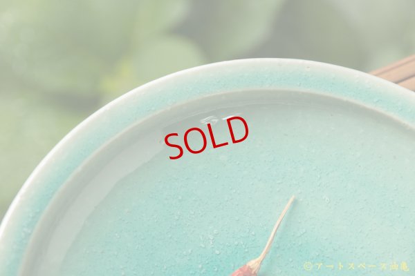 画像4: 北側雄一　碧釉7.5寸深皿