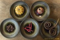 北側雄一　窯変黒釉　七寸リム深皿【アソート作品】