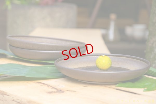 画像9: 北側雄一　窯変黒釉　７．５寸玉縁深皿【アソート作品】