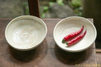 工藤和彦　白樺ホワイト　５寸たわみ鉢