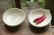 画像1: 工藤和彦　白樺ホワイト　５寸たわみ鉢 (1)