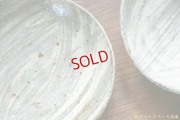 画像5: 工藤和彦　白樺刷毛目　５寸たわみ皿