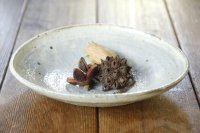 工藤和彦　 白樺ホワイト　たわみ中鉢