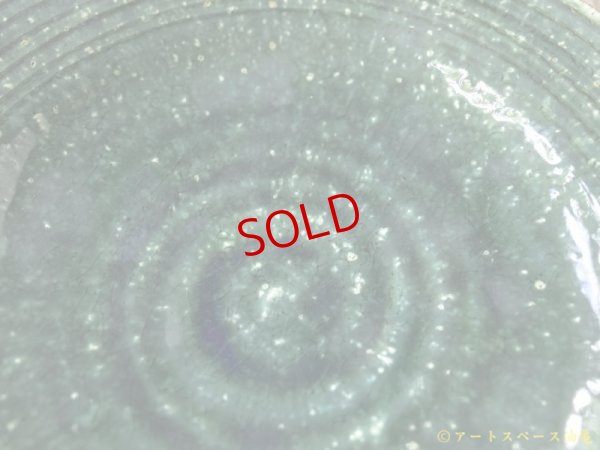 画像5: 工藤和彦　 緑粉引刻線８寸リム皿