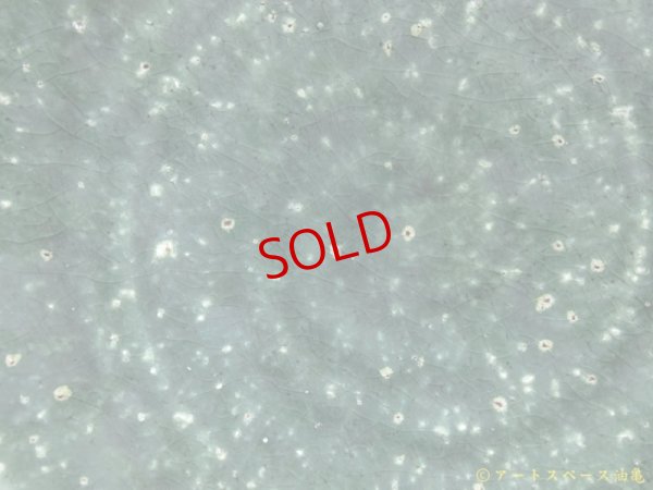 画像4: 工藤和彦　 緑粉引刻線８寸リム皿