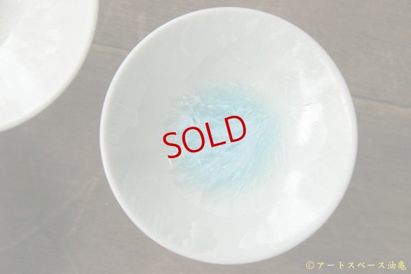 画像4: 間美恵　亜鉛華結晶　高台豆皿