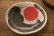 画像1: 増田光　赤丸楕円皿　ラッコ (1)