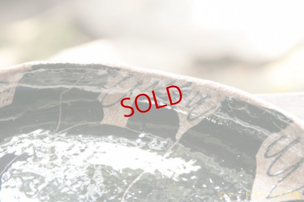 画像7: 増田光　白黒だえんカレー皿　サイ／ゾウ