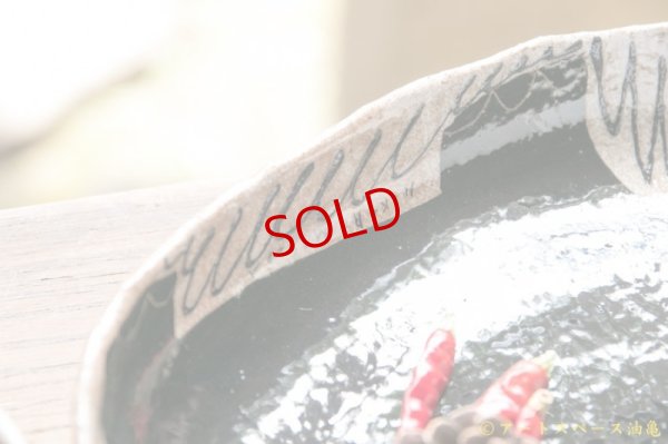 画像8: 増田光　白黒だえんカレー皿　サイ／ゾウ