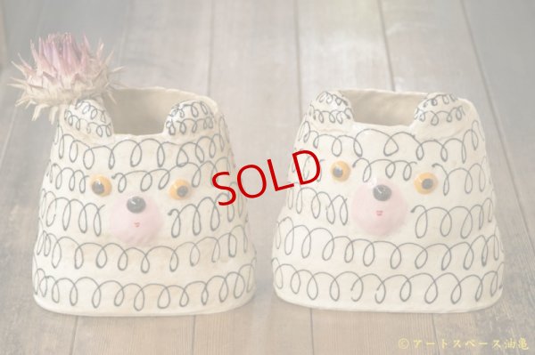 画像2: 増田光　くま胸像花器