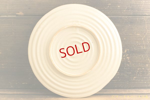 画像5: 増田光　白黒丸皿　ゾウ