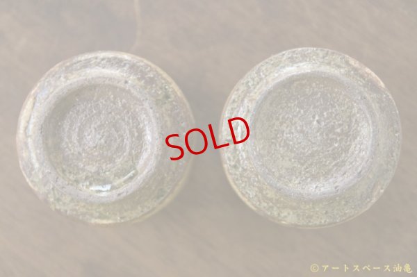 画像6:  馬渡新平　ヒビ粉引き　筒ぐい呑み