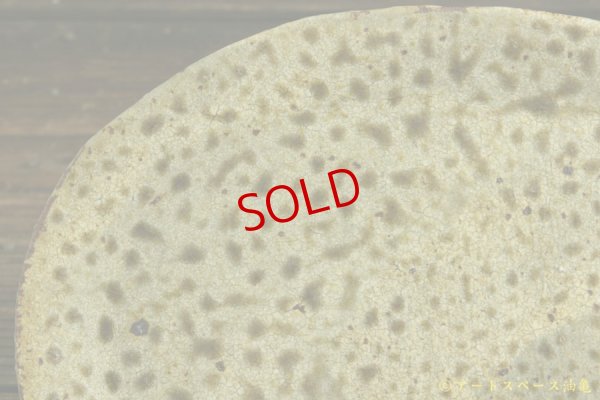 画像4: 馬渡新平「ヒビ粉引き　オーバル皿６寸」【アソート作品】