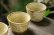 画像3:  馬渡新平　刷毛目　黄　そばちょこ【アソート作品】