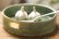 画像3: 馬渡新平　緑ヒビ粉引き　平鉢６寸 (3)