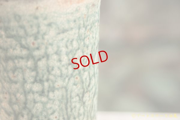 画像4: 馬渡新平　緑ヒビ粉引き　フリーカップ大