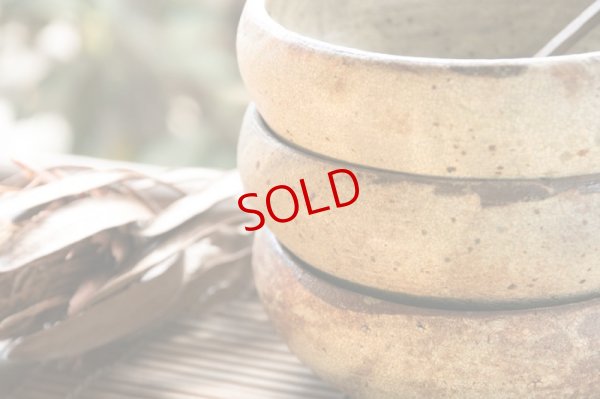 画像6: 馬渡新平　ヒビ粉引き　丸鉢６寸【アソート作品】