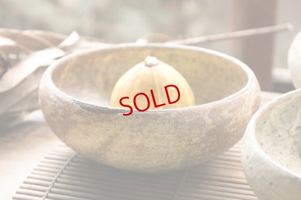 画像4: 馬渡新平　ヒビ粉引き　丸鉢６寸【アソート作品】