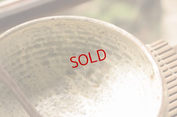 画像13: 馬渡新平　ヒビ粉引き　丸鉢６寸【アソート作品】