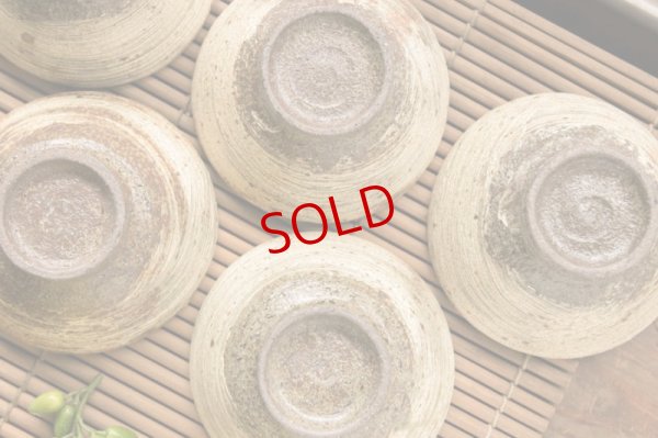 画像14: 馬渡新平　刷毛目　黄　めし碗（中）【アソート作品】