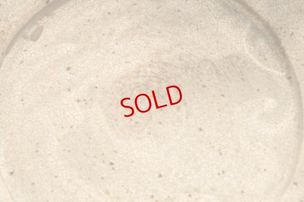 画像10: 馬渡新平　ヒビ粉引き　リム皿７寸【アソート作品】