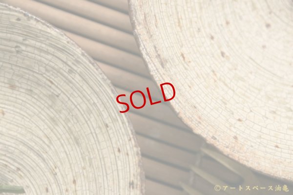 画像5: 馬渡新平　刷毛目　黄　皿５寸【アソート作品】