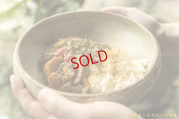 画像3: 馬渡新平　ヒビ粉引き　丸鉢６寸【アソート作品】