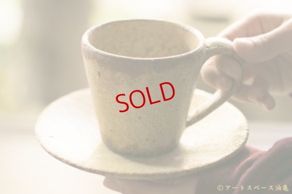 画像4: 馬渡新平　ヒビ粉引き　コーヒーC＆S