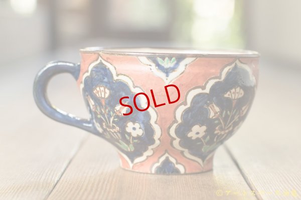 画像2: ヒヅミ峠舎　三浦圭司・三浦アリサ　染付多彩柘榴文スープマグ