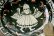 画像2: ヒヅミ峠舎　三浦圭司・三浦アリサ　黒呉須4.5寸リム皿「唐草と天使」 (2)