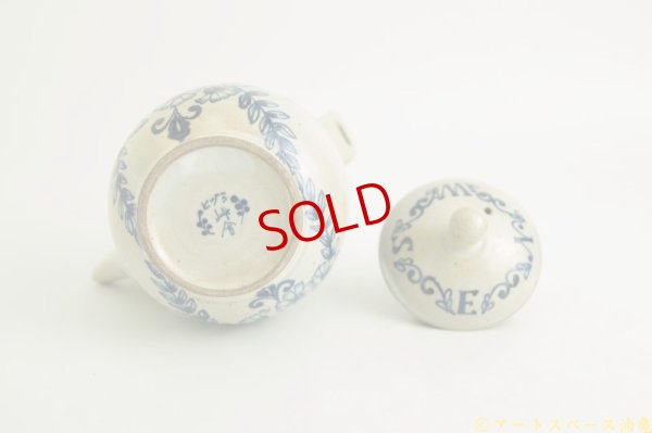 画像7: ヒヅミ峠舎　三浦圭司・三浦アリサ「染付　デイジーティーポット　茶漉し付」