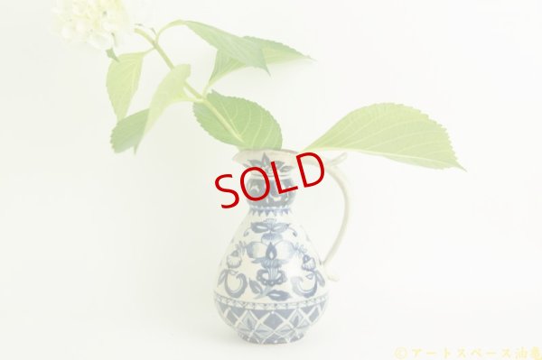 画像3: ヒヅミ峠舎　三浦圭司・三浦アリサ「染付　安南花文水挿し」