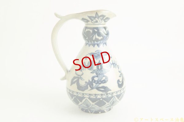 画像2: ヒヅミ峠舎　三浦圭司・三浦アリサ「染付　安南花文水挿し」