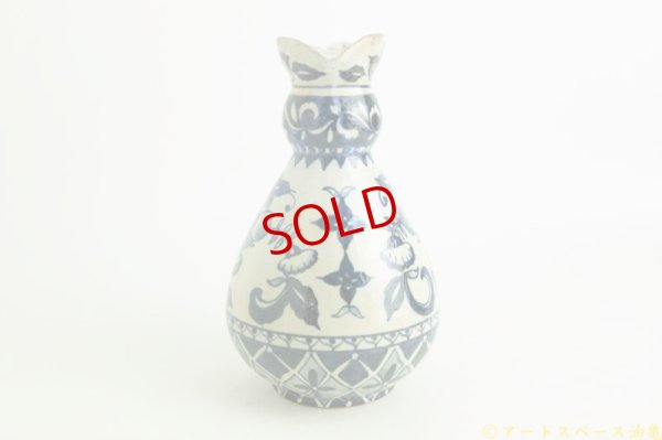 画像5: ヒヅミ峠舎　三浦圭司・三浦アリサ「染付　安南花文水挿し」