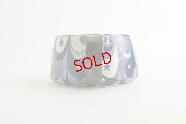 画像5: ヒヅミ峠舎　三浦圭司・三浦アリサ「染付　緞帳文スープマグ」