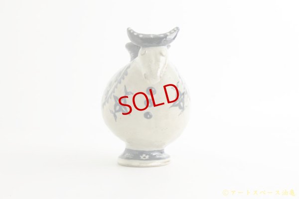 画像5: ヒヅミ峠舎　三浦圭司・三浦アリサ「染付　牛の花入れ」