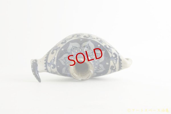 画像7: ヒヅミ峠舎　三浦圭司・三浦アリサ「染付　牛の花入れ」