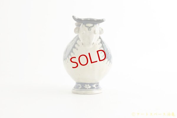 画像6: ヒヅミ峠舎　三浦圭司・三浦アリサ「染付　牛の花入れ」