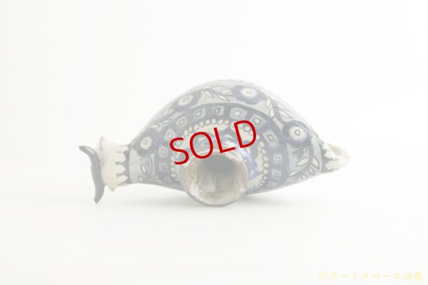 画像7: ヒヅミ峠舎　三浦圭司・三浦アリサ「染付　牛の花入れ」