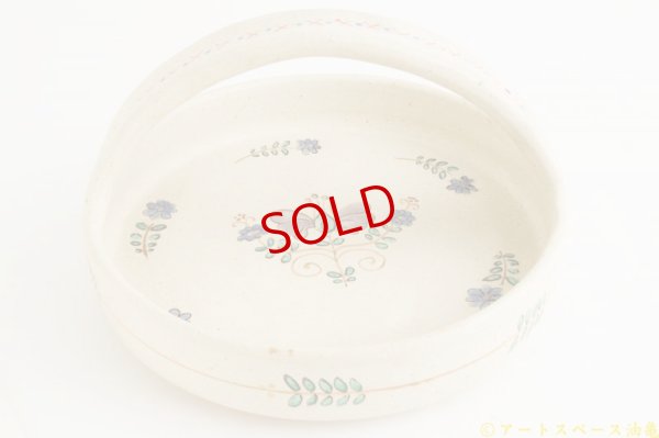 画像2: ヒヅミ峠舎　三浦圭司・三浦アリサ「オランダ　花文かご皿」