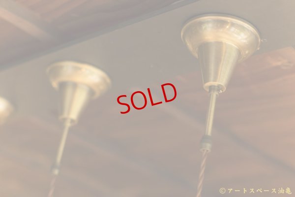 画像3: ヒヅミ峠舎　三浦圭司・三浦アリサ「染付　チューリップ文ランプシェード　大」