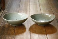 三好敦子　灰釉7寸鉢（ドバイ）
