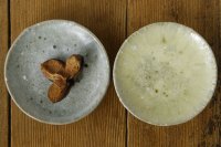 三好敦子　灰釉　豆皿